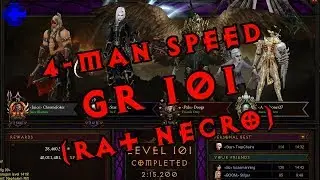 Diablo III Season 13 Gameplay - 4man Speed Greater Rift 101