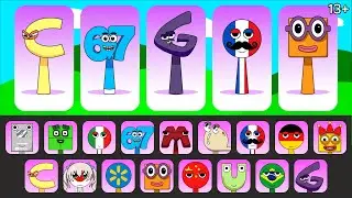 Sprunki OC: 67, France,  C Alphaber Lore, Two Numberblocks, G Alphabet Lore