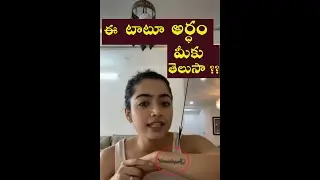 YouTubeShort Rashmika Mandanna Talking About Her SECRET tattoo Meaning | Solid Movie Stuff