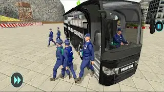 Uphill offroad Police Bus Driving Simulator - Mountain Bus Driving Games Android gameplay #30