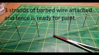 Chain Link Fence HO Scale
