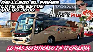 CONOCE a DETALLE los nuevos VOLVO 9800 EURO 6 de PRIMERA PLUS. I BASE GDL. I Busolero MX.