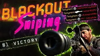 the CRAZIEST SNIPING in BLACKOUT - BO4 Battle Royale