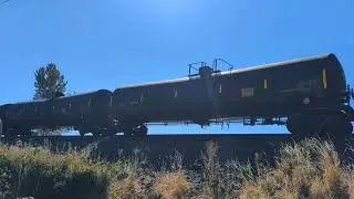 BNSF tanker Parks in Auburn yard in Washington