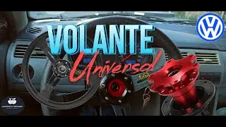 Volante de pointer, adaptador, quick Reléase, Vw Pointer , Gol.