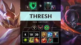 Thresh Support vs Pyke - BR Grandmaster Patch 25.09