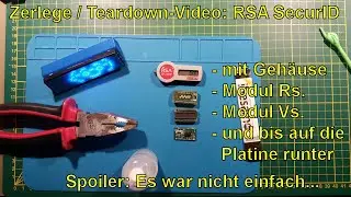Zerlege Video: RSA SecurID Token, ge&ouml;ffnet, bis zur Platine freigelegt und Sicherheit beurteilt
