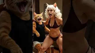 😾 Cheating Cat Husband Gets Caught💥 @flyingcat-g2u #Shorts #CatDrama #truestory