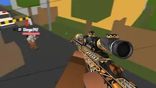 TRICKSHOTTING with the *NEW* Contra Sniper in Krunker!