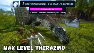 MAX LEVEL THERIZINOSAURUS TAMING!! |ARK SURVIVAL EVOLVED MOBILE