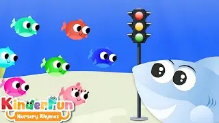 Baby Fish Go Swimming Song | Baby Sharks Hurrah Song | Kinderfun Nursery Rhymes & Baby Songs
