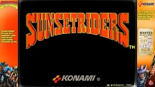 Sunset Riders (4 Players) 1CC Arcade Konami - Dark_Ryu (Recreativos Online)