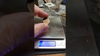 Blank planchet type 2. Zinc penny.