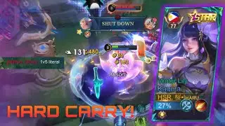 KAGURA HARD CARRY THAT MAKES THE ENEMIES FEELS LIKE ITS A 1v5! | MLBB