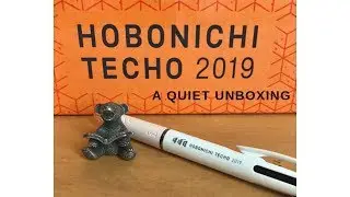 Hobonichi Techo 2019 A Quiet Unboxing