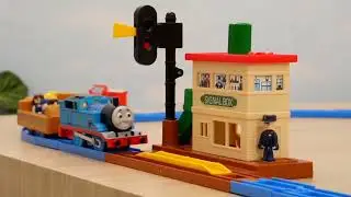 Thomas Train ka Mazedaar Station Adventure | Japanese Toy Train Set Fun Learning train #viralvideo🔥