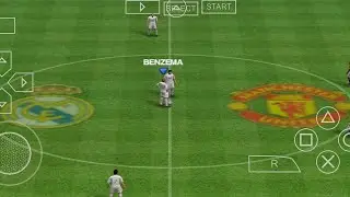 PES 12 | Real Madrid Vs Manchester United | eFootball PPSSPP Gameplay | Nostalgia
