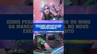 COMO PEGAR A SKIN DO MING ESTA&Ccedil;&Atilde;O NOTURNA DA MANEIRA MAIS F&Aacute;CIL NO EVENTO DO HONOR OF KINGS #shorts