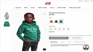 Boycott H and M Use Black Child To Wear Coolest Monkey In The Jungle Hoodie
