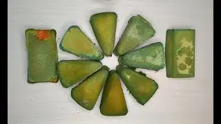 Crunchiness Green Petals Crush 💚 / Crumble / Crrrrunchy Reforms / ASMR / Oddly Satisfying