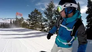 Jackson Hole Snowboarding GoPro Hero4 with Feiyu Tech G4
