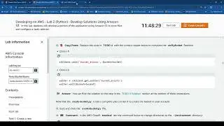 Developing on AWS: Lab 2 Python - Develop Solutions Using Amazon S3