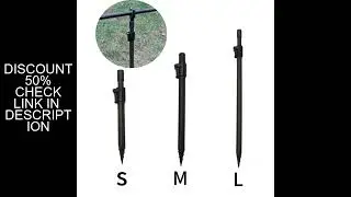 2PCS Carp Fishing Bank Sticks Bankstick Aluminium Rod Pod Support Fishing Accessories
