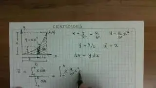CENTROIDE DE UN ÁREA SEMIPARABÓLICA