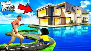 Shinchan and Franklin Bought Luxury Water Mansion in GTA 5
