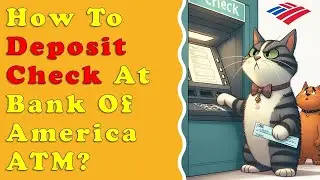 How to deposit check at Bank of America ATM?