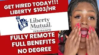 $215,000/YR!!! EASY JOB!!LIBERTY MUTUAL!!NO DEGREE! FULLY REMOTE!!FULL BENEFITS!!