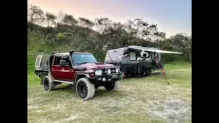 Taking Our Off-Road Caravan on the beach!! A couple of days up at Double Island
