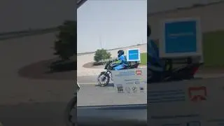 Amazon Prime Rider 🇦🇪 #amazon #amazonprime #rider #bike #biker #shorts #dubai