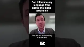 Can inflammatory political language incite terrorism?