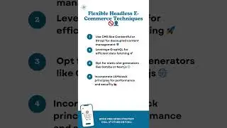 5 Headless E-Commerce Development Techniques for Flexibility #headlessecommerce #flexibledesign