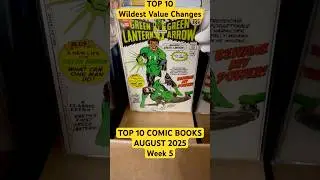 TOP 10 COMIC BOOKS - August 2025 - week 5 - Keys & 1st Appearances