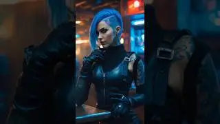 Cyberpunk girl 😍 #remix #music #dj #dance #love #funny #beautifulfolksong #folkmusic #newsong #cute