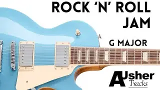 Rock 'n' Roll Jam Guitar Backing Track in G major