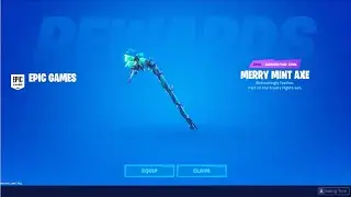 Redeeming a MINTY CODE in FORTNITE + In-Game Showcase