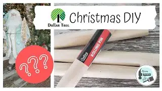 Farmhouse Dollar Tree Christmas DIY~ Using Rolling Pins