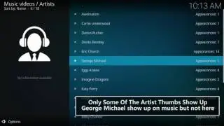 Kodi Music Video Artists Not Showing