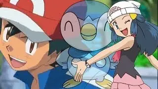 Pok&eacute;mon the series XY: Ash makes a reference to Dawn's Piplup (ENGLISH)
