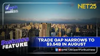 Trade gap narrows to $3.54B in August