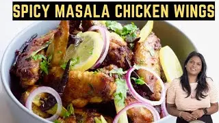 Masala chicken wings recipe | No oven | No deep fry
