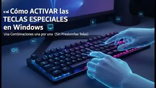 ⌨️ Cómo ACTIVAR las TECLAS ESPECIALES en Windows, Combinaciones una por una Sin Presionarlas Todas