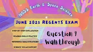 Question 9 | ESS June 2025 Regents