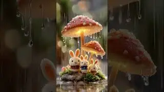Sweet world 🍄❤️#aianimation #viral #fantasy #animal #relaxing #adventure #bunny #sweet #mushroom
