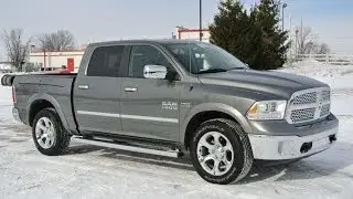 2013 Ram 1500 Laramie Truck Crew Cab Grey for sale Dealer Dayton Troy Piqua Sidney Ohio | CP13785T