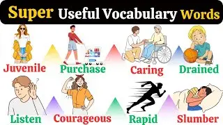 English Vocabulary Words || Super Useful Words For Daily Use.