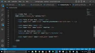 Create USER's Post using PHP #4